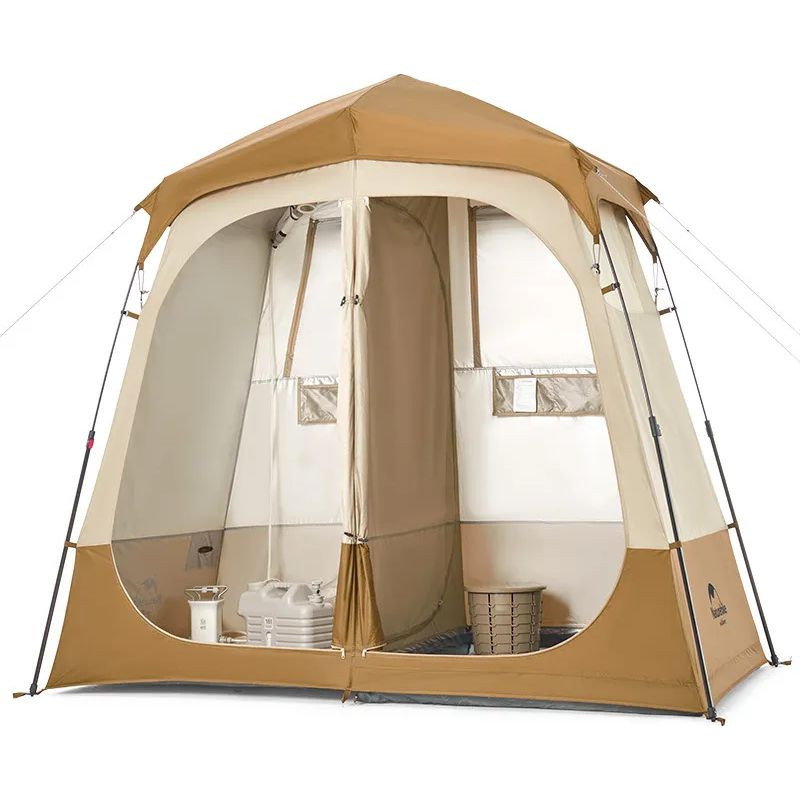 Душовий палатка зонований Naturehike NH22ZP006, коричневый