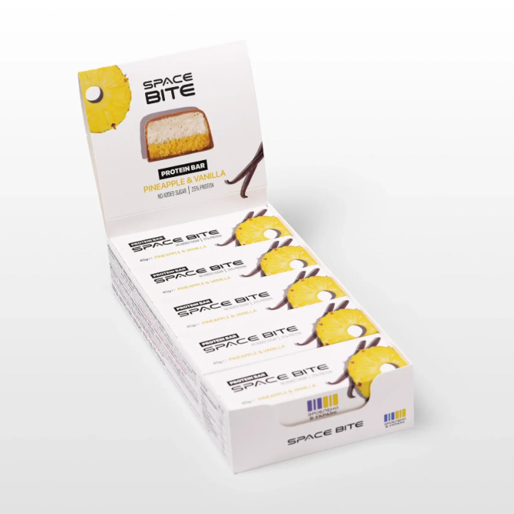 Space Bite - 10x45g Pineapple Vanilla — фото 1