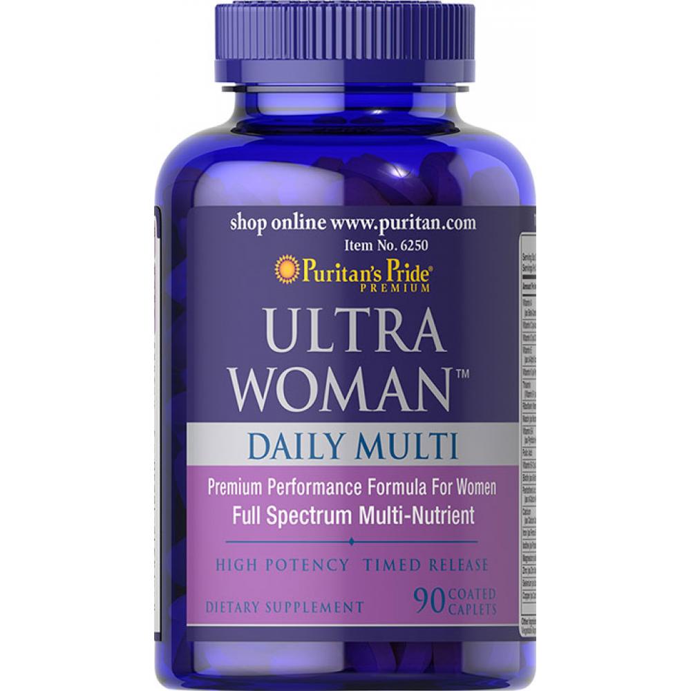 Ultra Woman™ Max Daily Multi Multivitamin - 90 caps (Повреждена банка)