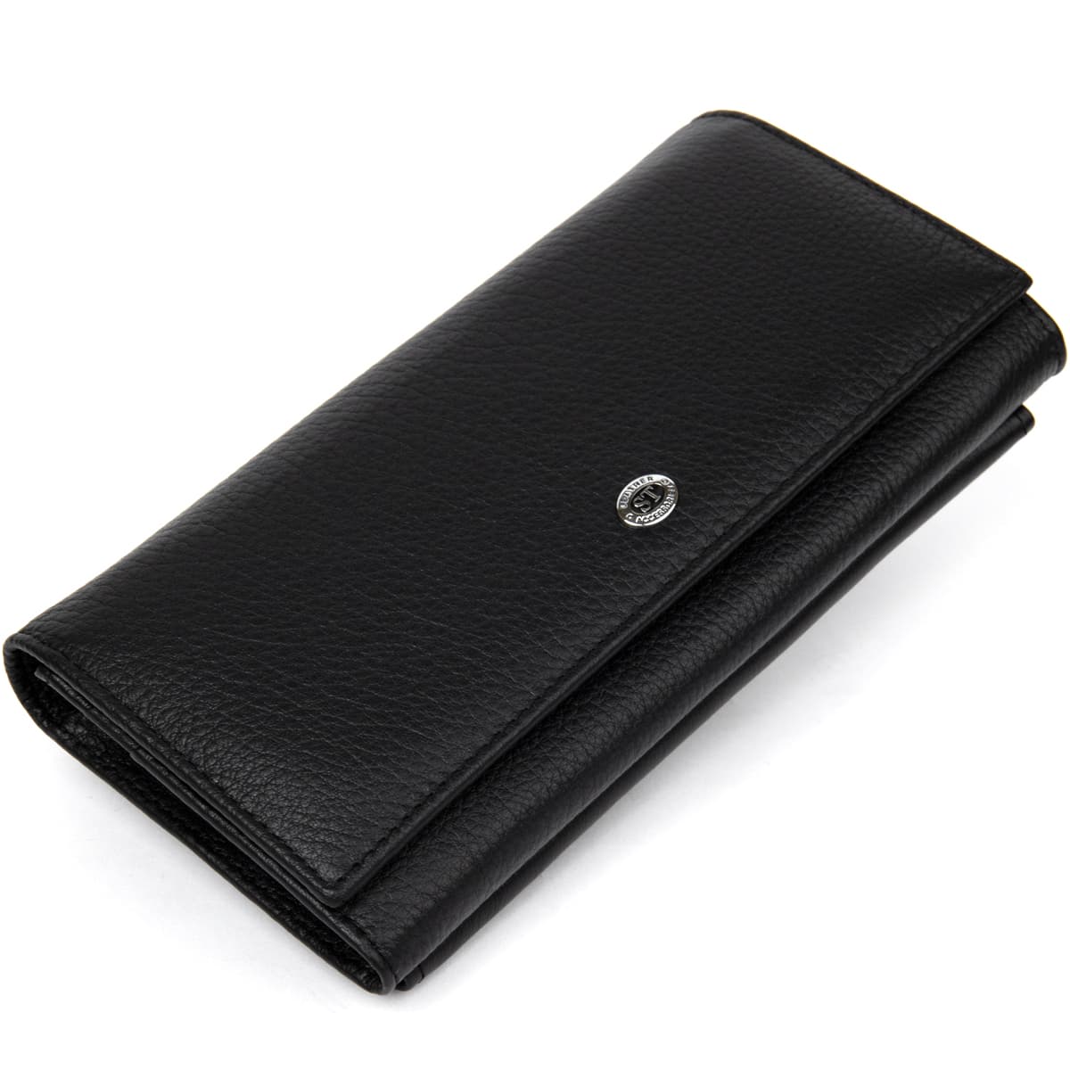 Добротный женский кошелек ST Leather 19375 Черный