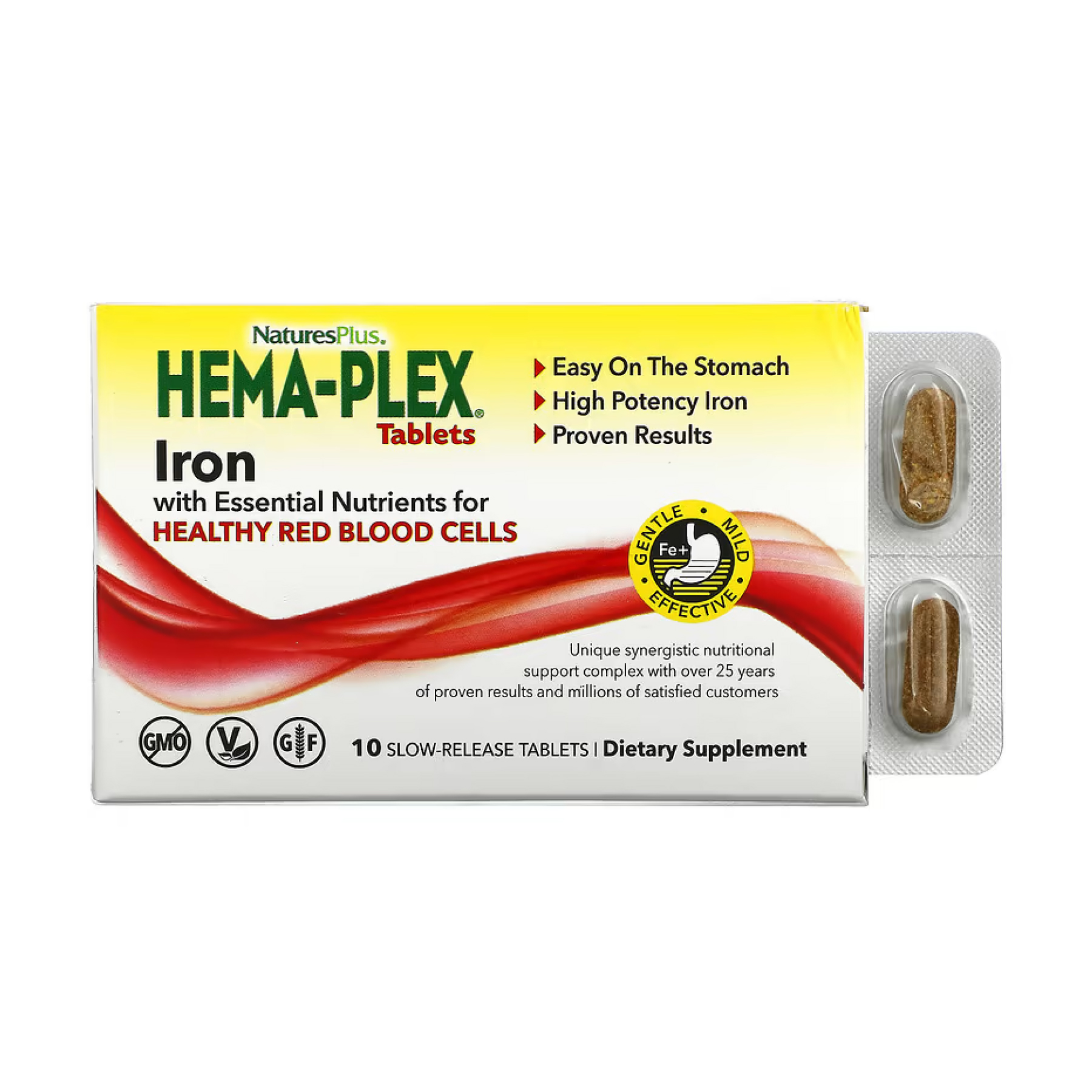 Hema-Plex -10 tabs (Пошкоджена упаковка) — фото 1