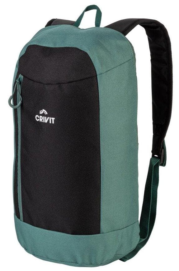 Небольшой городской рюкзак 10L Crivit Mini черный с зеленым