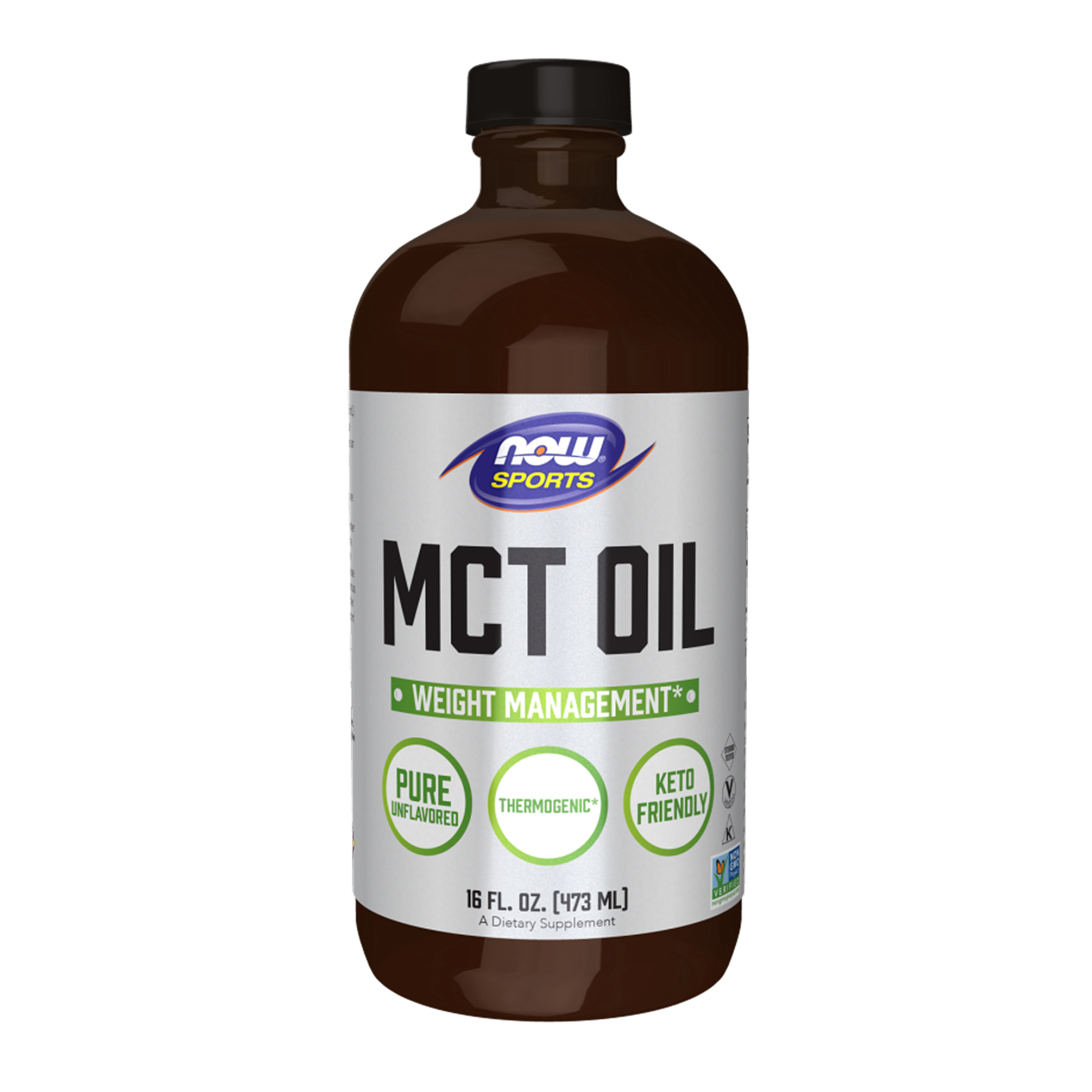 MCT Oil - 16 fl oz (Пошкоджена банка)