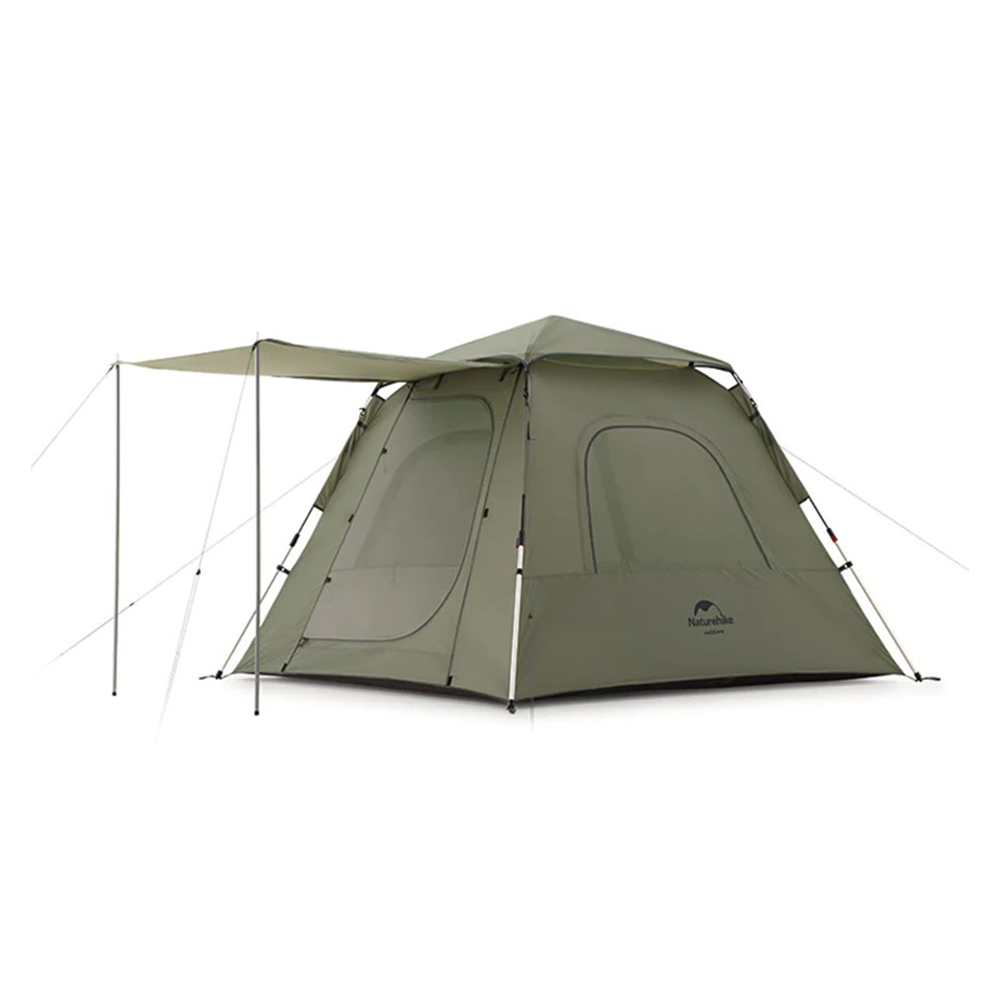 Намет тримісний NaturehikeUPF 50+ Ango pop up NH21ZP010, 210T зі стійками, темно-зелена — фото 1