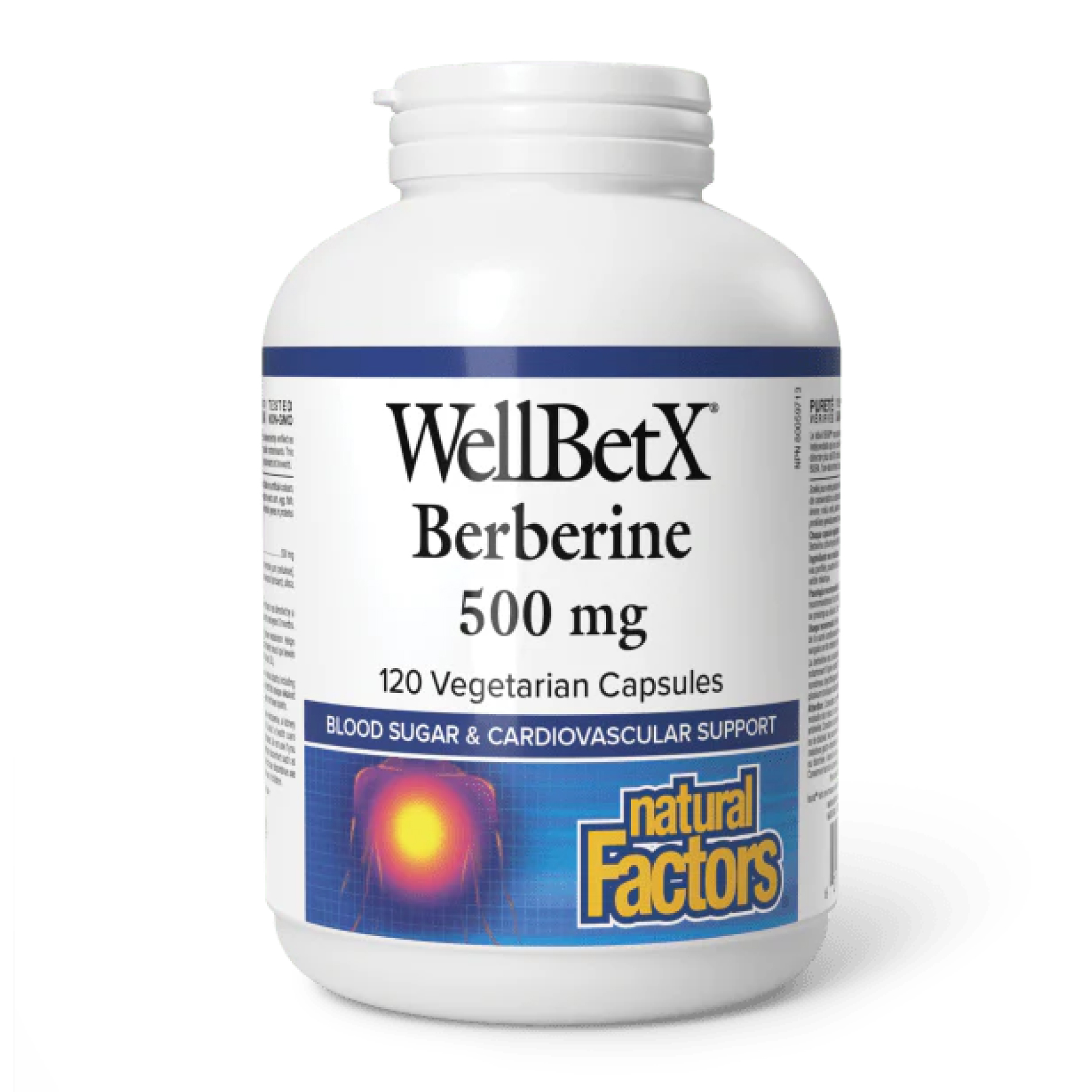 WellBetX Berberine 500mg - 120 vcaps (Пошкоджена банка) — фото 1
