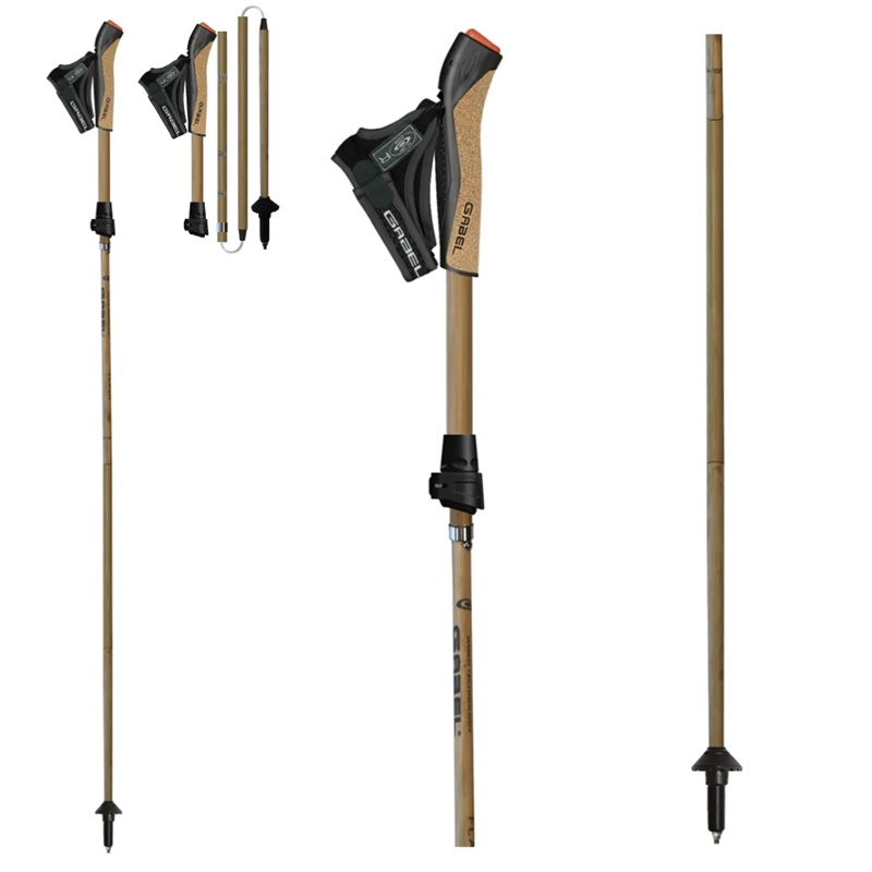 Палиці для скандинавської ходьби Gabel Nordic Bamboo Flash XTL (7009399100000) — фото 1