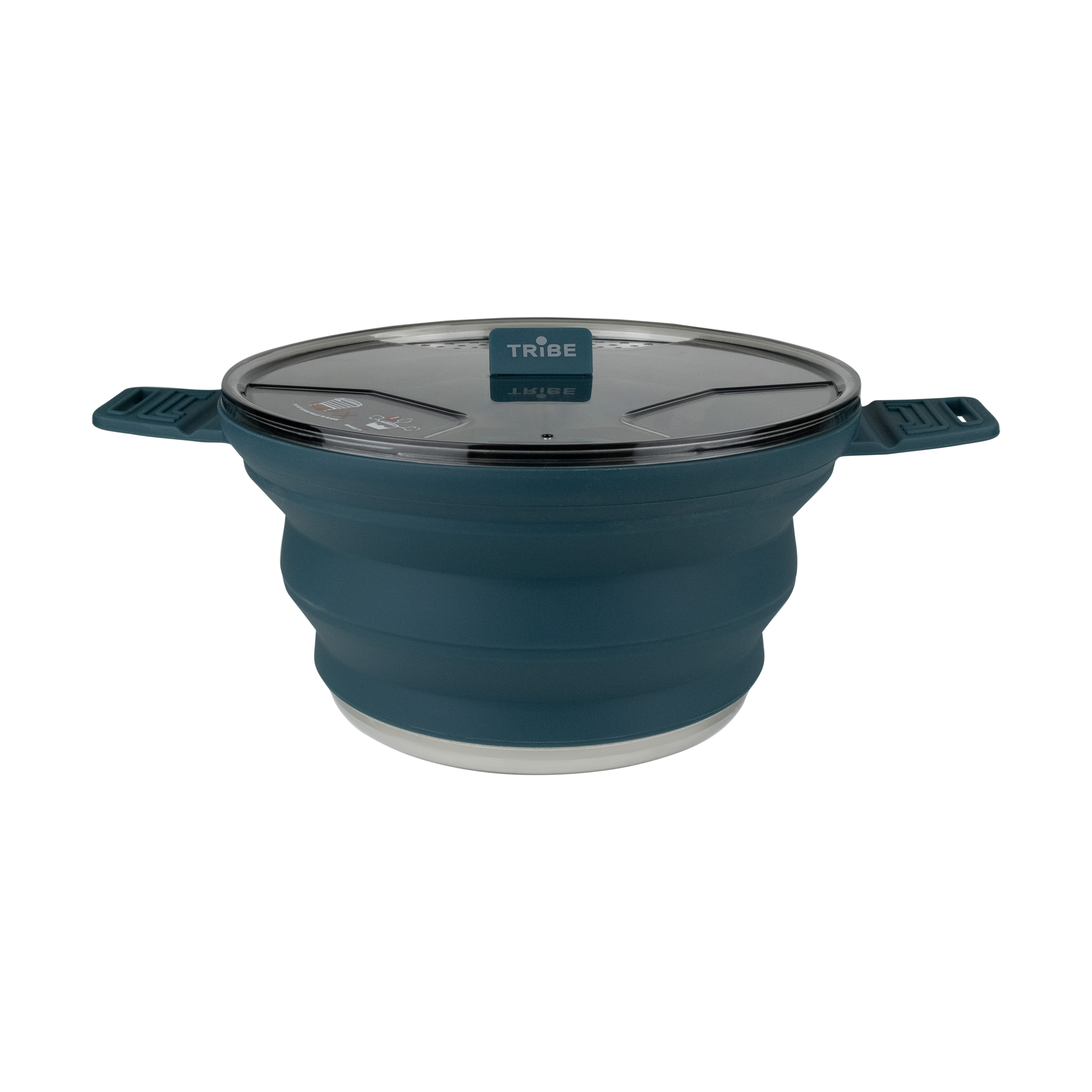 Каструля Tribe Collapsible Pot 2,5 л силіконова T-FF-0025, ocean — фото 1