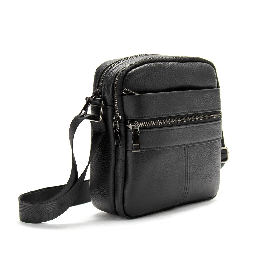 Мужская кожаная сумка через плечо маленькая Tiding Bag A25F-6625A