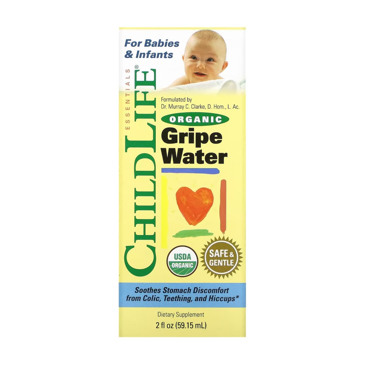 Organic Gripe Water - 59 ml — фото 1