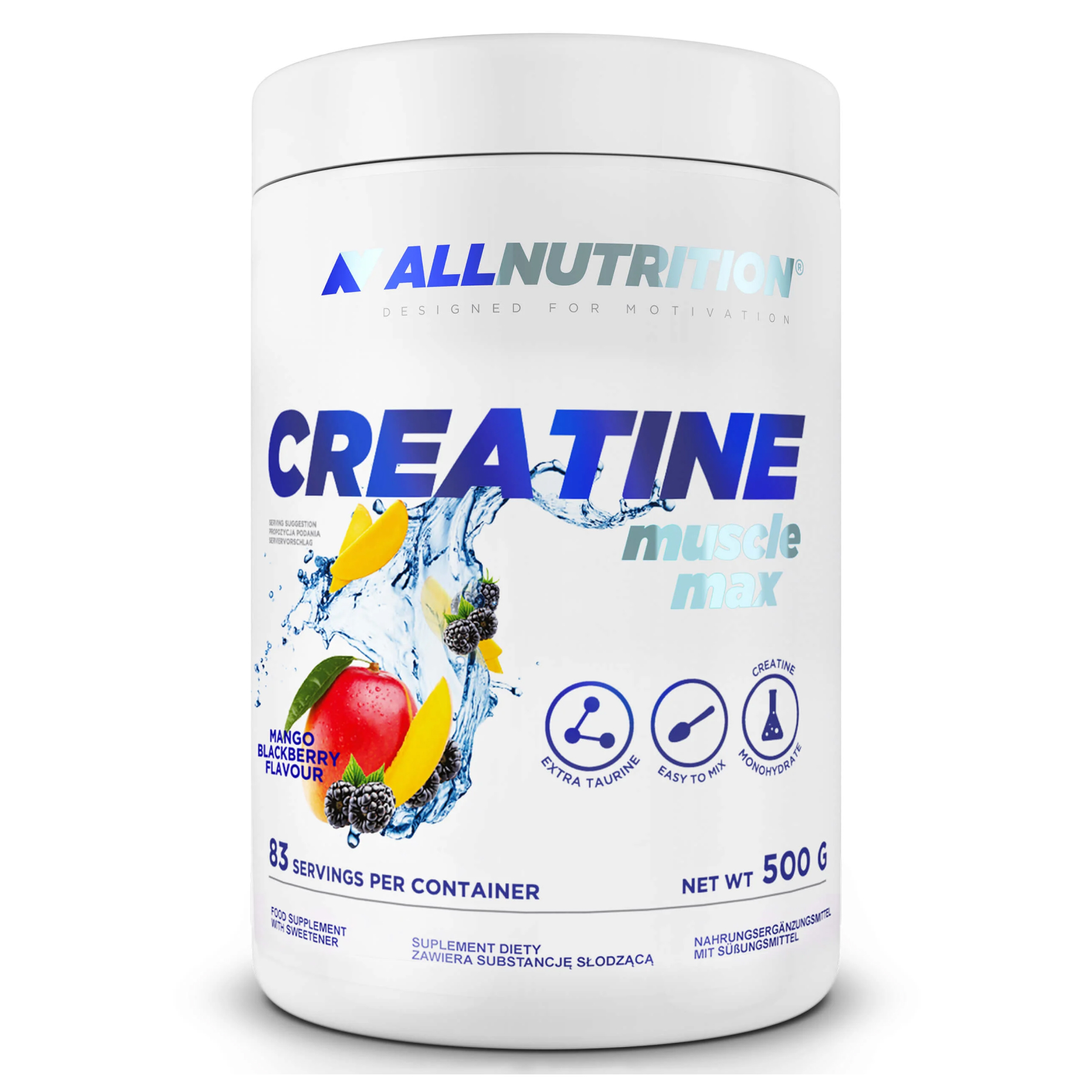 Creatine Muscle Max - 500g Mango Blackberry — фото 1