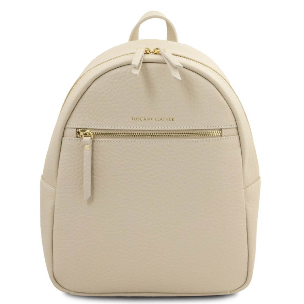 Женский кожаный рюкзак Arco Tuscany TL142584 (Бежевый)