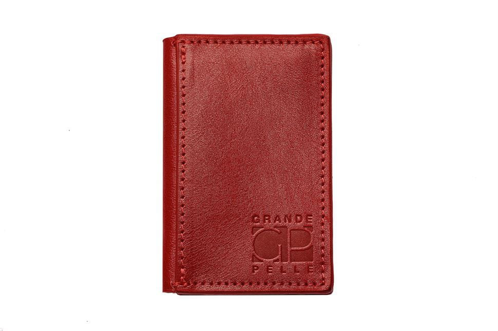 CardCase cartolina, глянец, красный Grande Pelle 303660