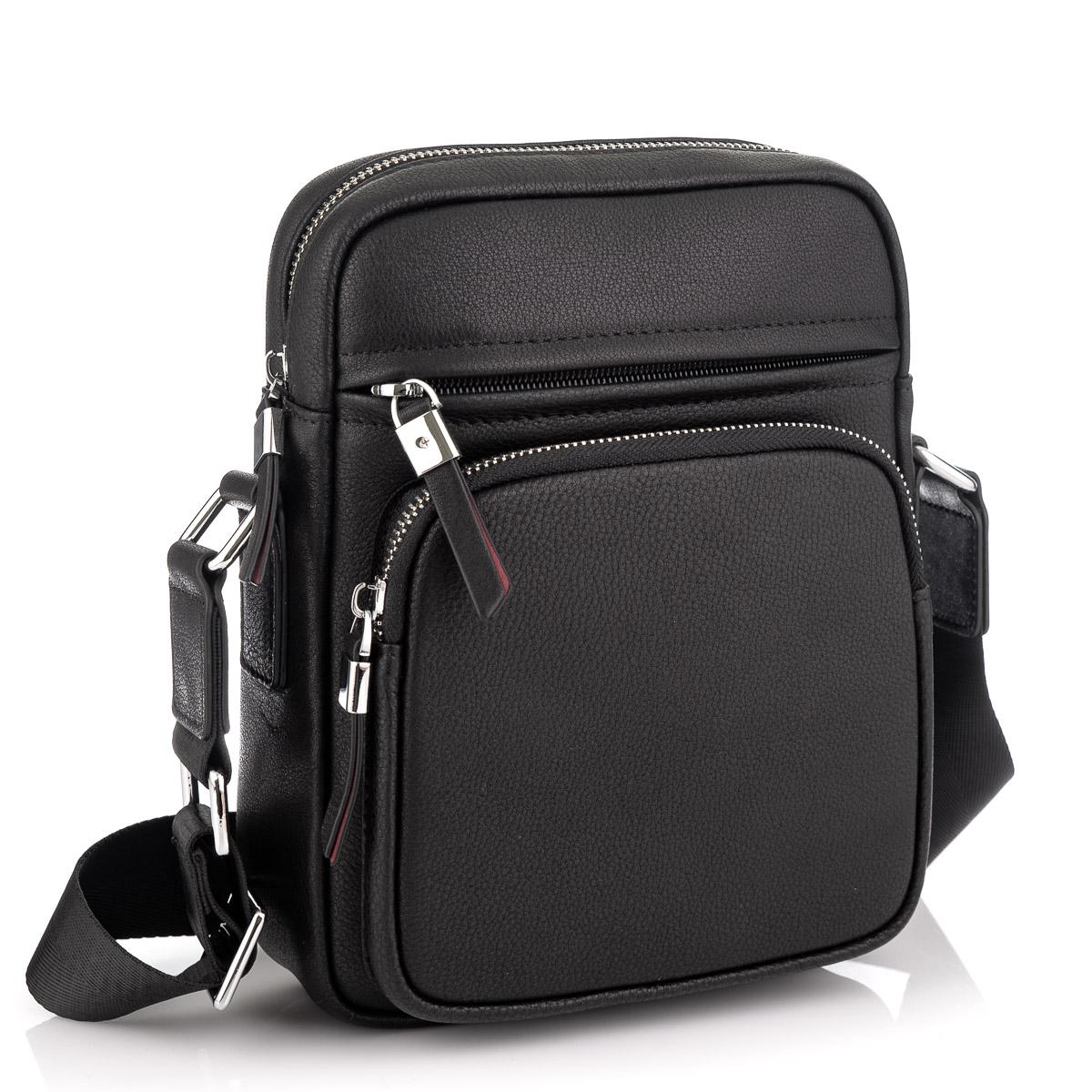 Шкіряна стильна сумка-месенджер через плече Tiding Bag SM8-1022A
