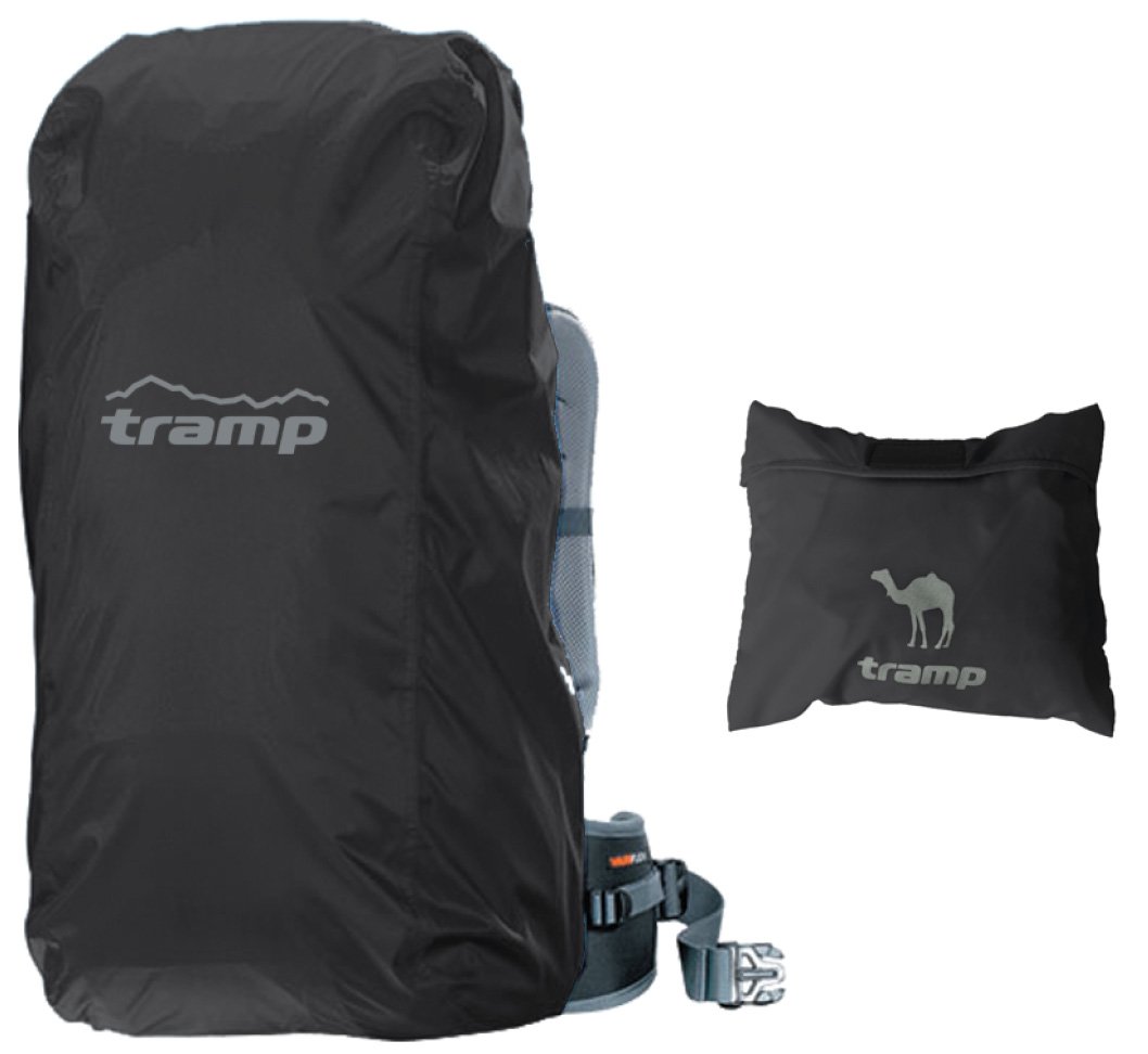 Чохол на рюкзак Tramp black 50х30х24см S TRP-017 — фото 1