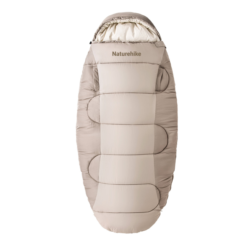 Спальний мішок овальний Naturehike PS200 CNK2350WS026, бежевий