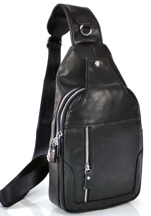 Сумка-слінг для чоловіків Tiding Bag чорний — фото 1