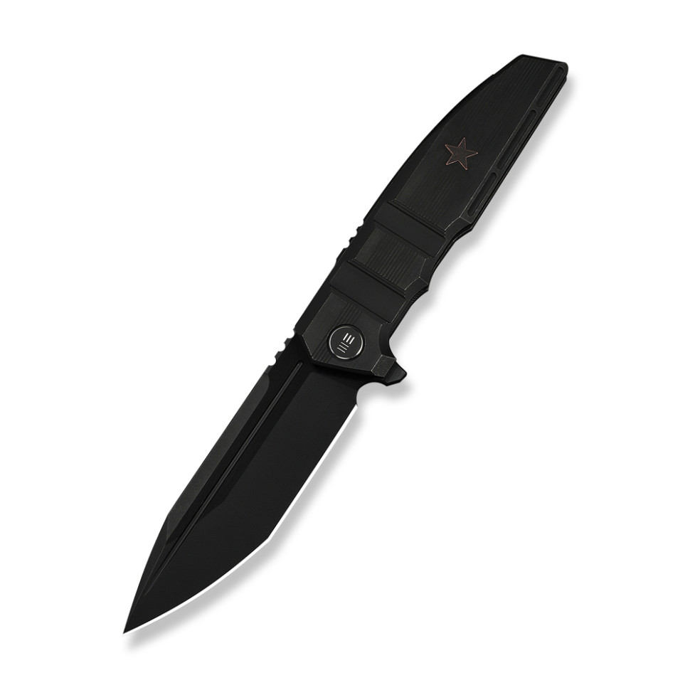 Ніж складаний туристичний Weknife Breach (9.8 см) Bohler M390 / Titanium чорний