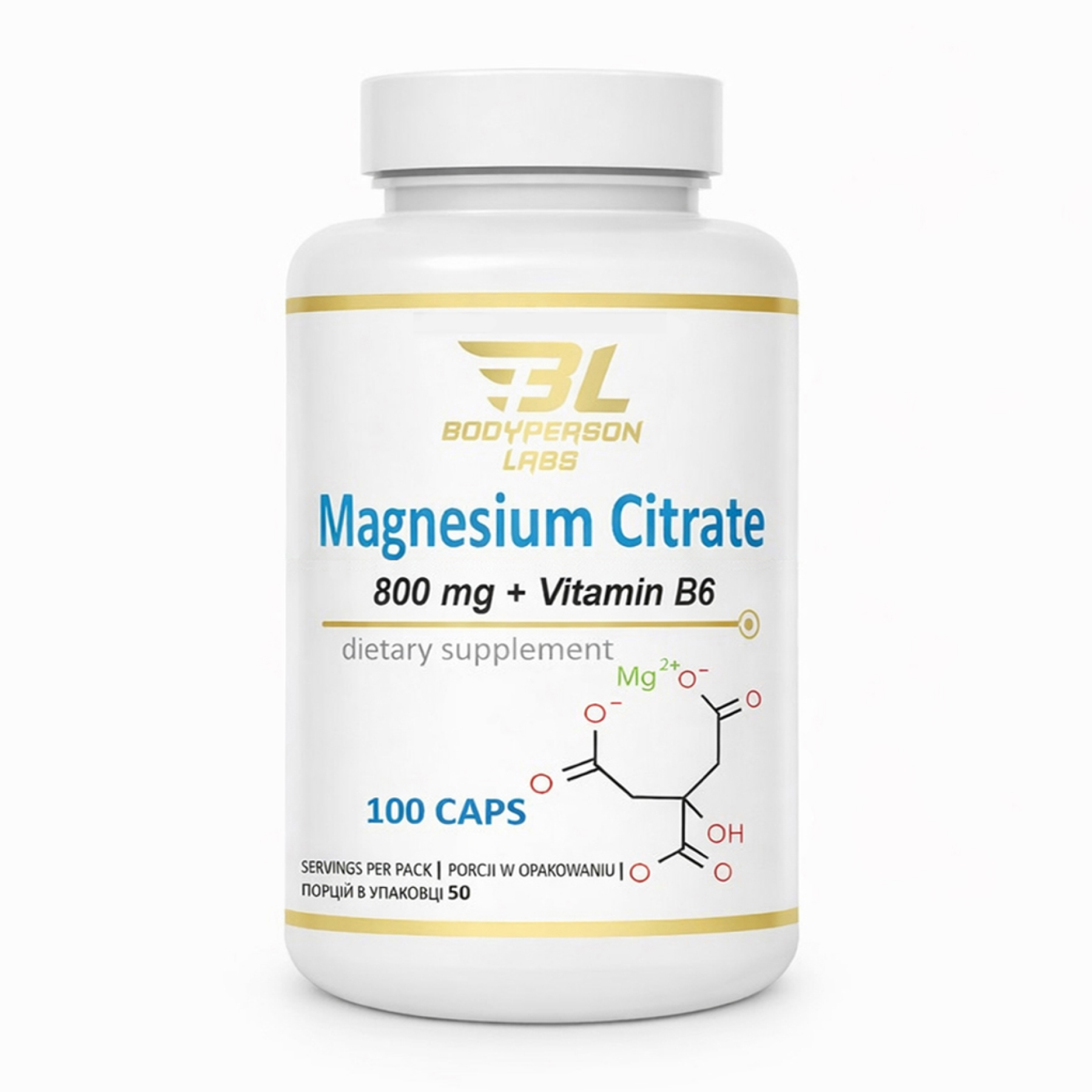 Magnesium Citrate - 100 caps
