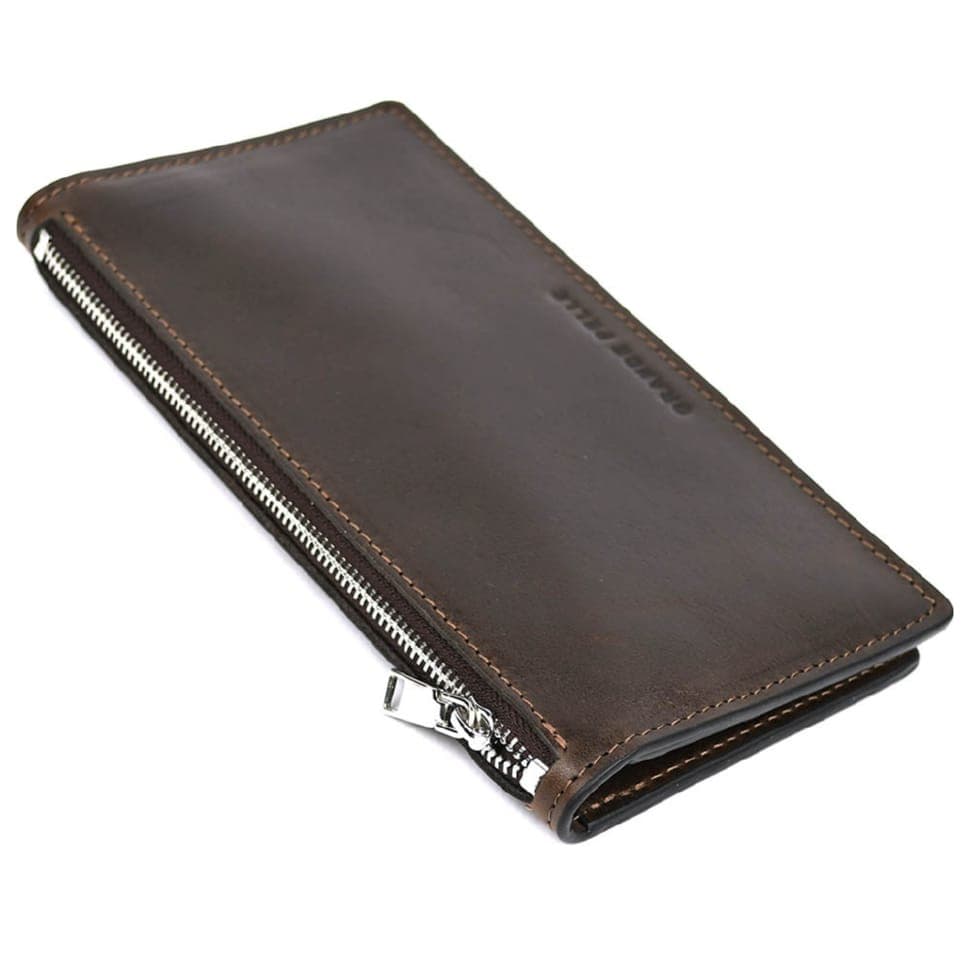 Кошелек клатч мужской кожаный на молнии Grande Pelle 520620
