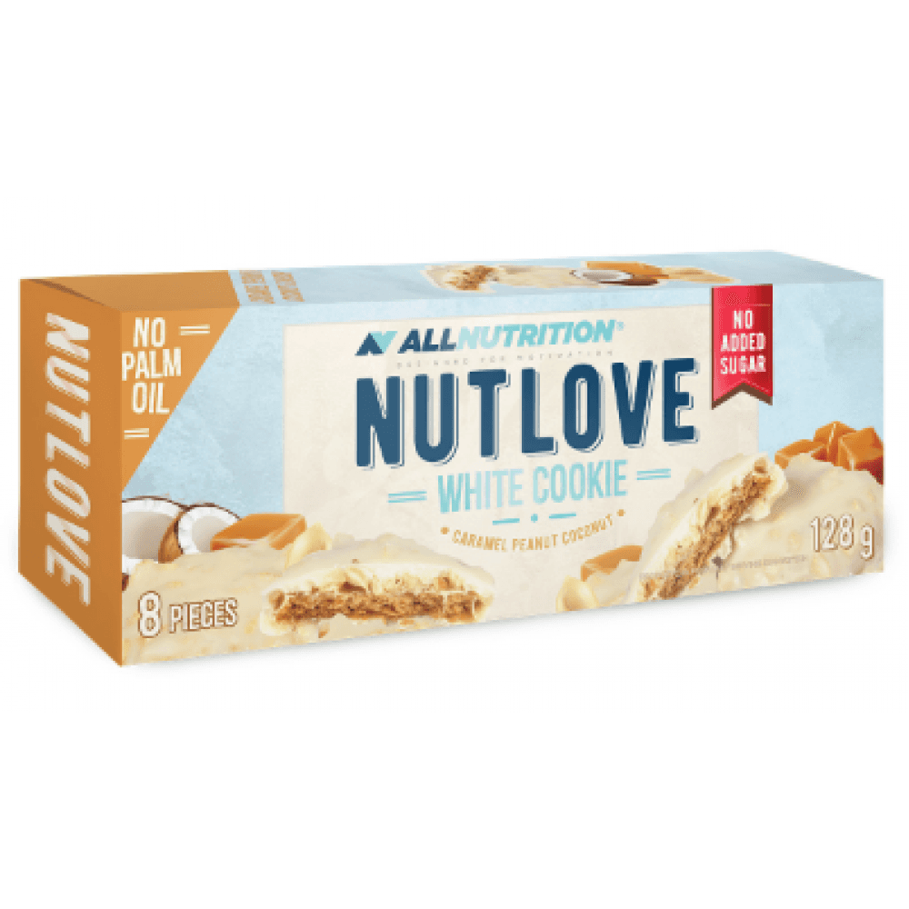 Nutlove, 128 г, Бісквіт з карамеллю та кокосом