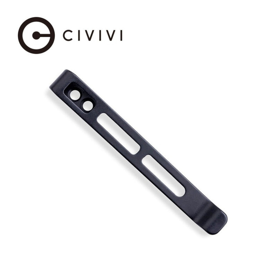 Кліпса кишенькова сталева Civivi без гвинтів CA-06A-V1