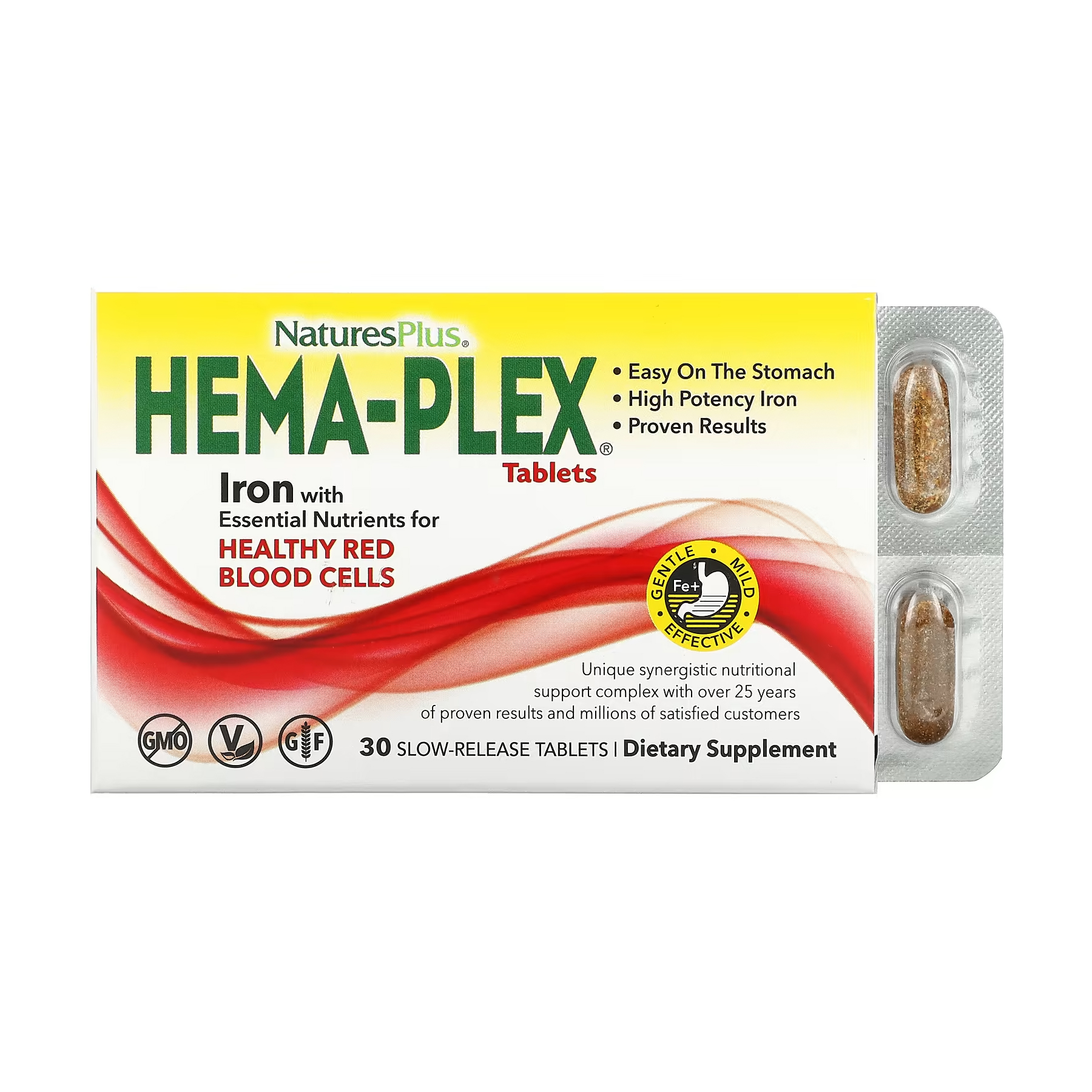 Hema-Plex - 30 tabs (blister) (Пошкоджена упаковка) — фото 1