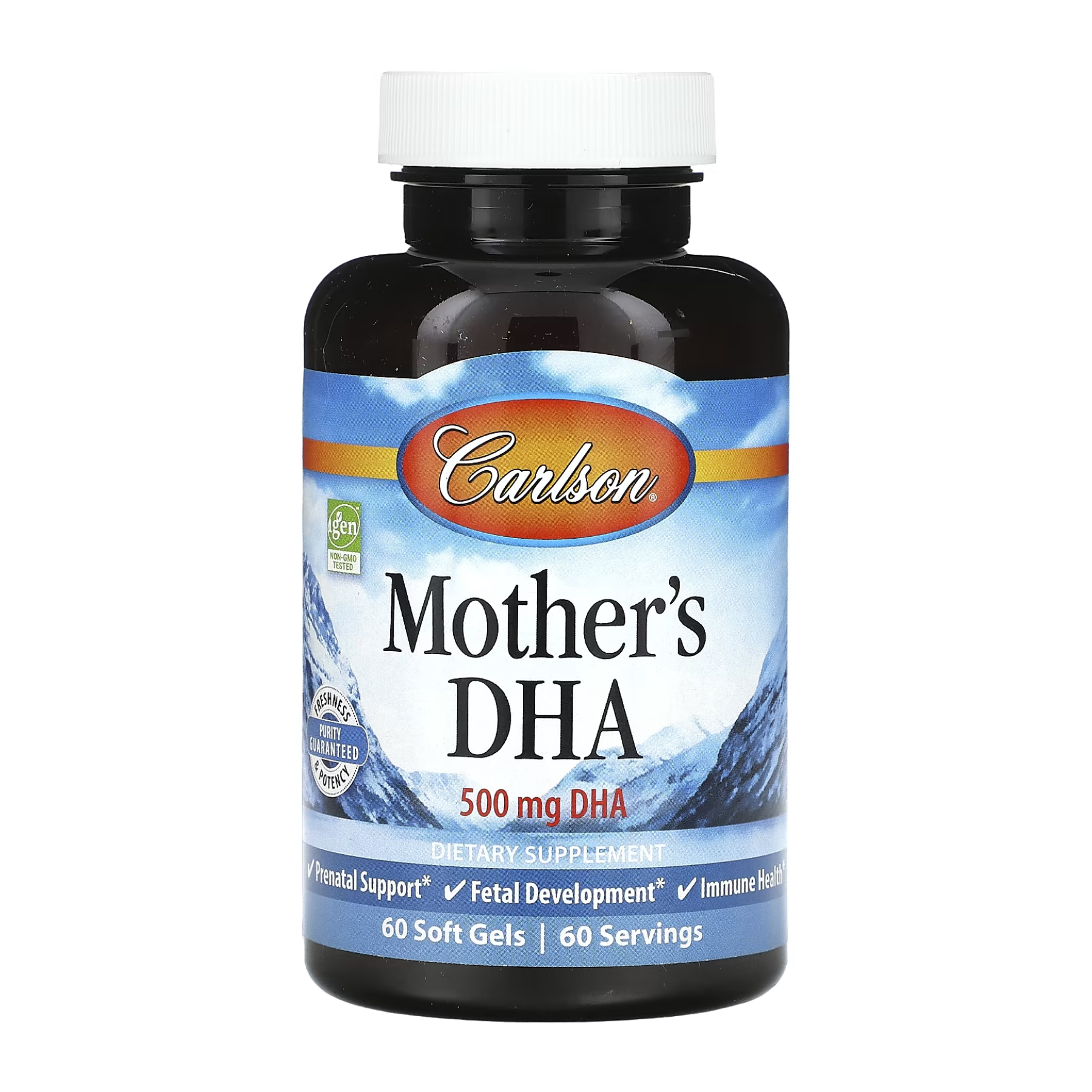 Mother's DHA 500mg - 60 softgels — фото 1