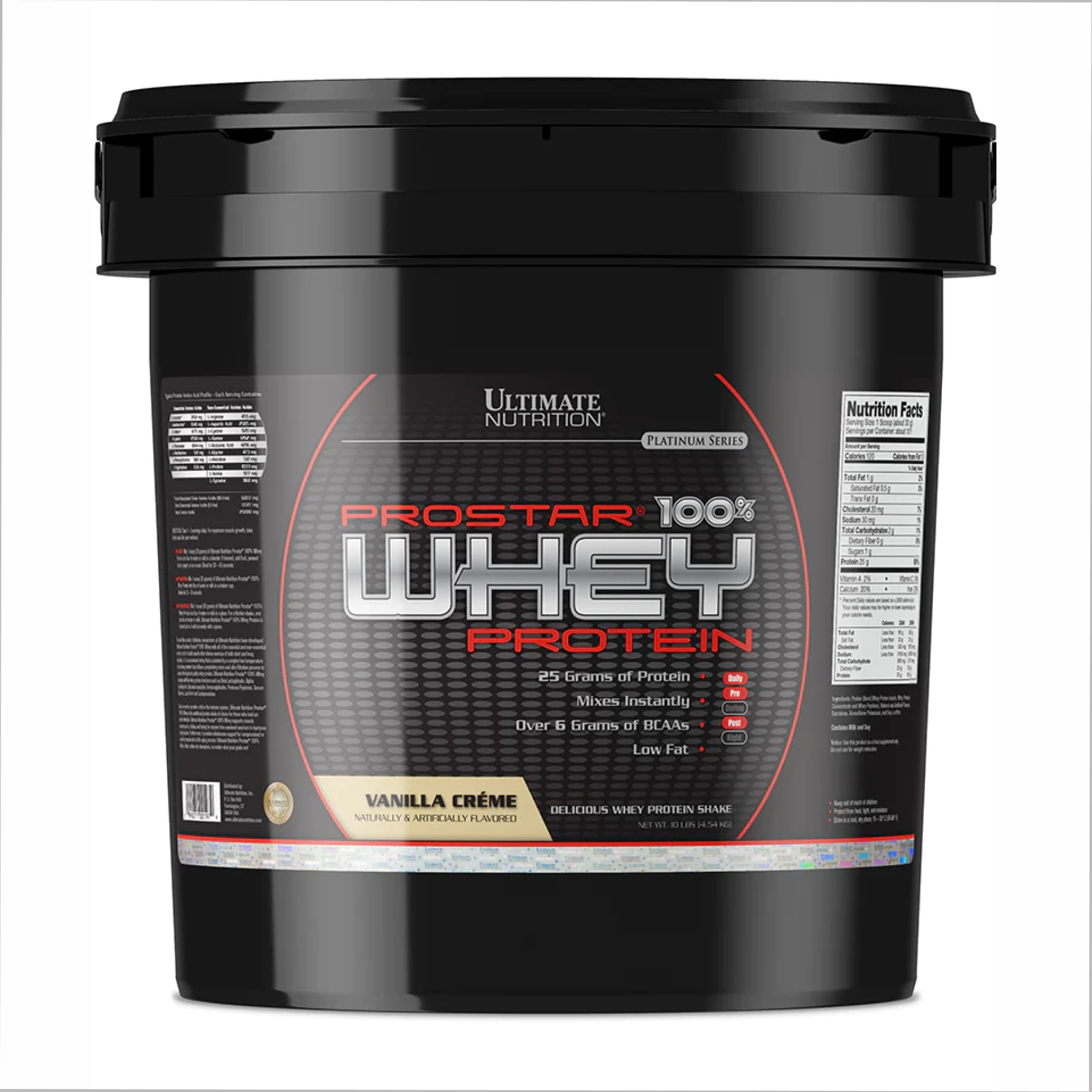 Prostar Whey 10lb - 4540g Vanilla — фото 1