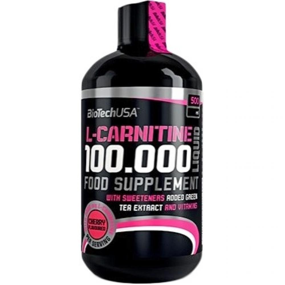 L-carnitine 100.000 Liquid - 500ml Cherry — фото 1