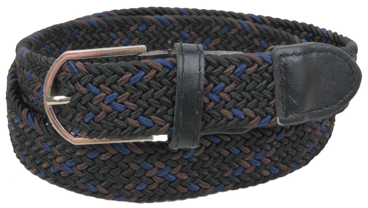 Эластичный ремень резинка Kamo belt 107х3 см трехцветный