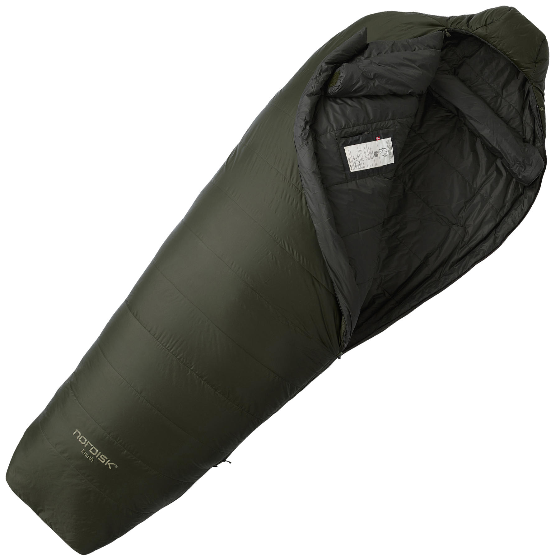 Спальний мішок Nordisk Knuth 0°C L Wide Forest Night Green (10721316-100)