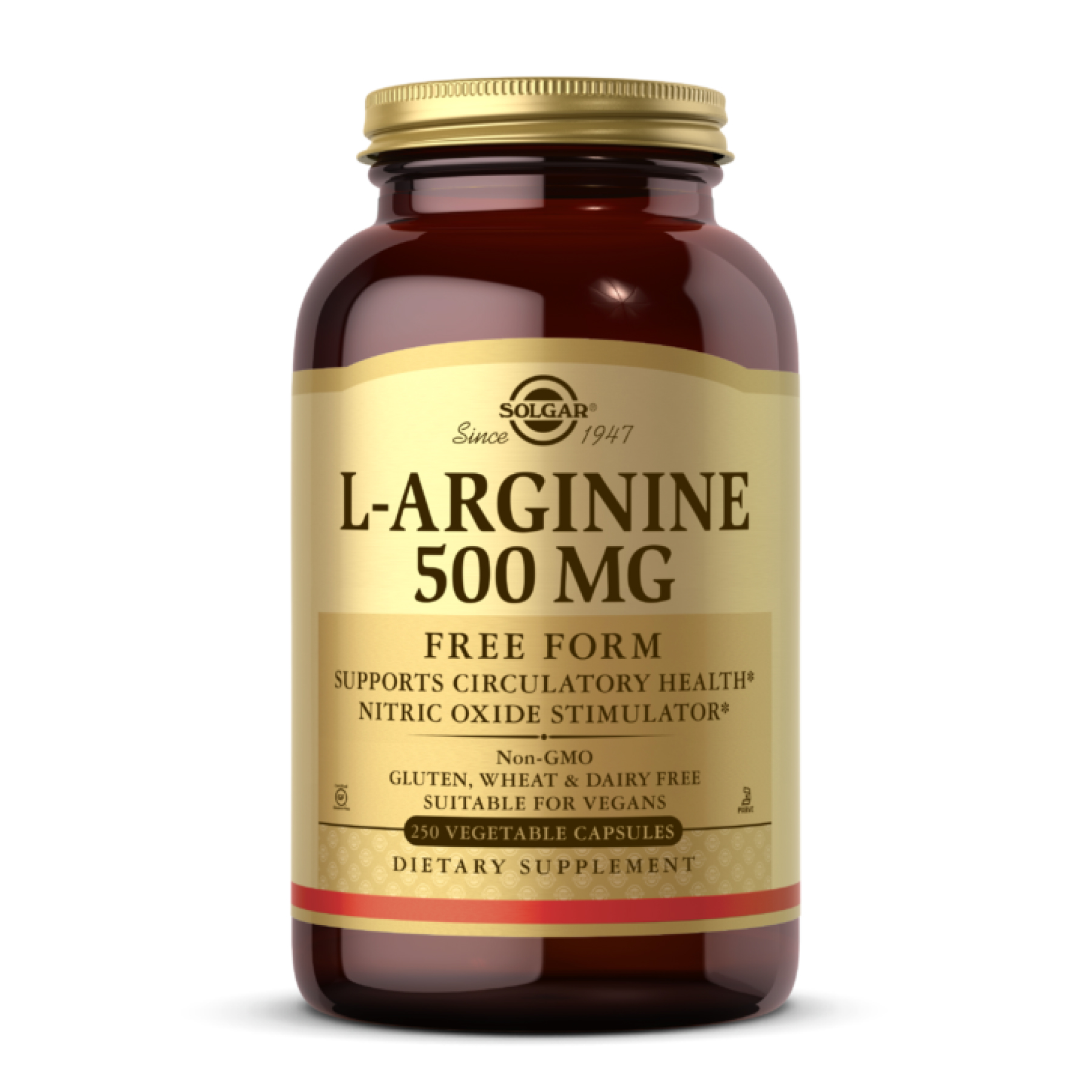 L-Arginine 500mg - 250 vcaps — фото 1