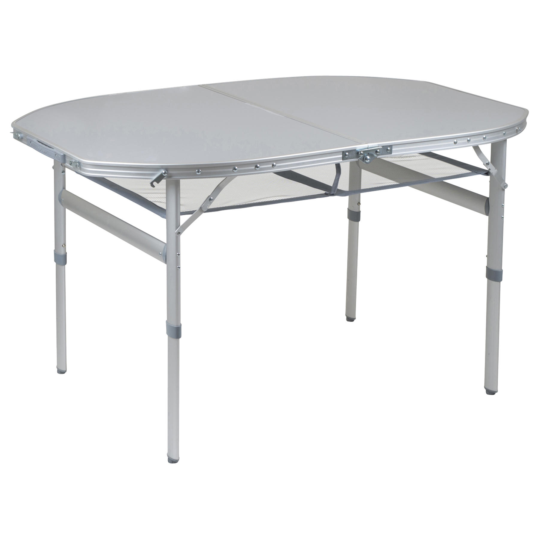 Стіл Bo-Camp Premium Oval 120x80 cm Grey (1404420) — фото 1