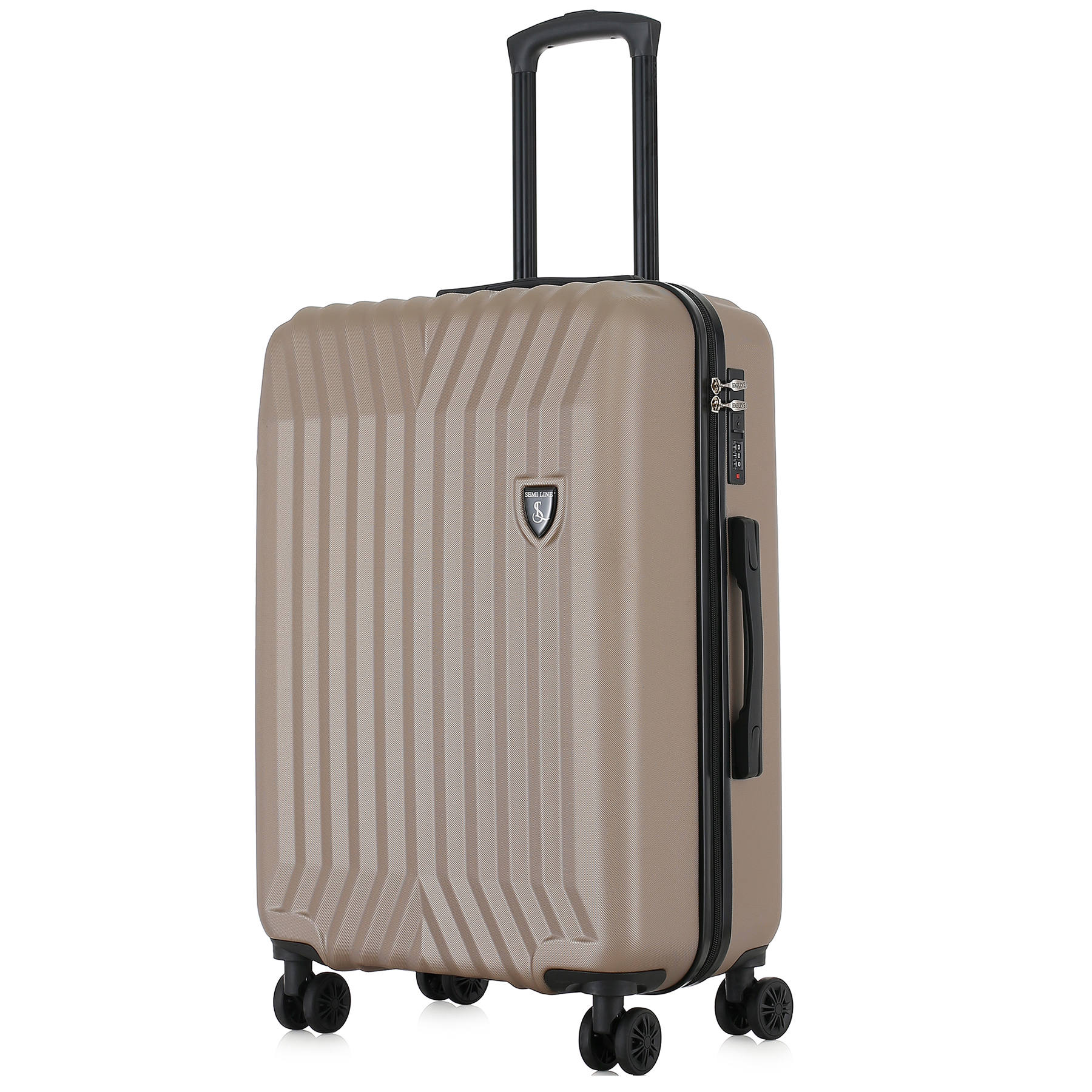 Валіза Semi Line 24" (M) Champagne (T5985-4)
