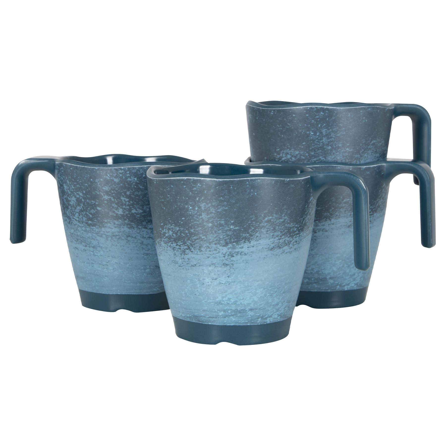 Набір чашок Gimex Mug Stone 4 Pieces 4 Person Dark Blue (6917120) — фото 1