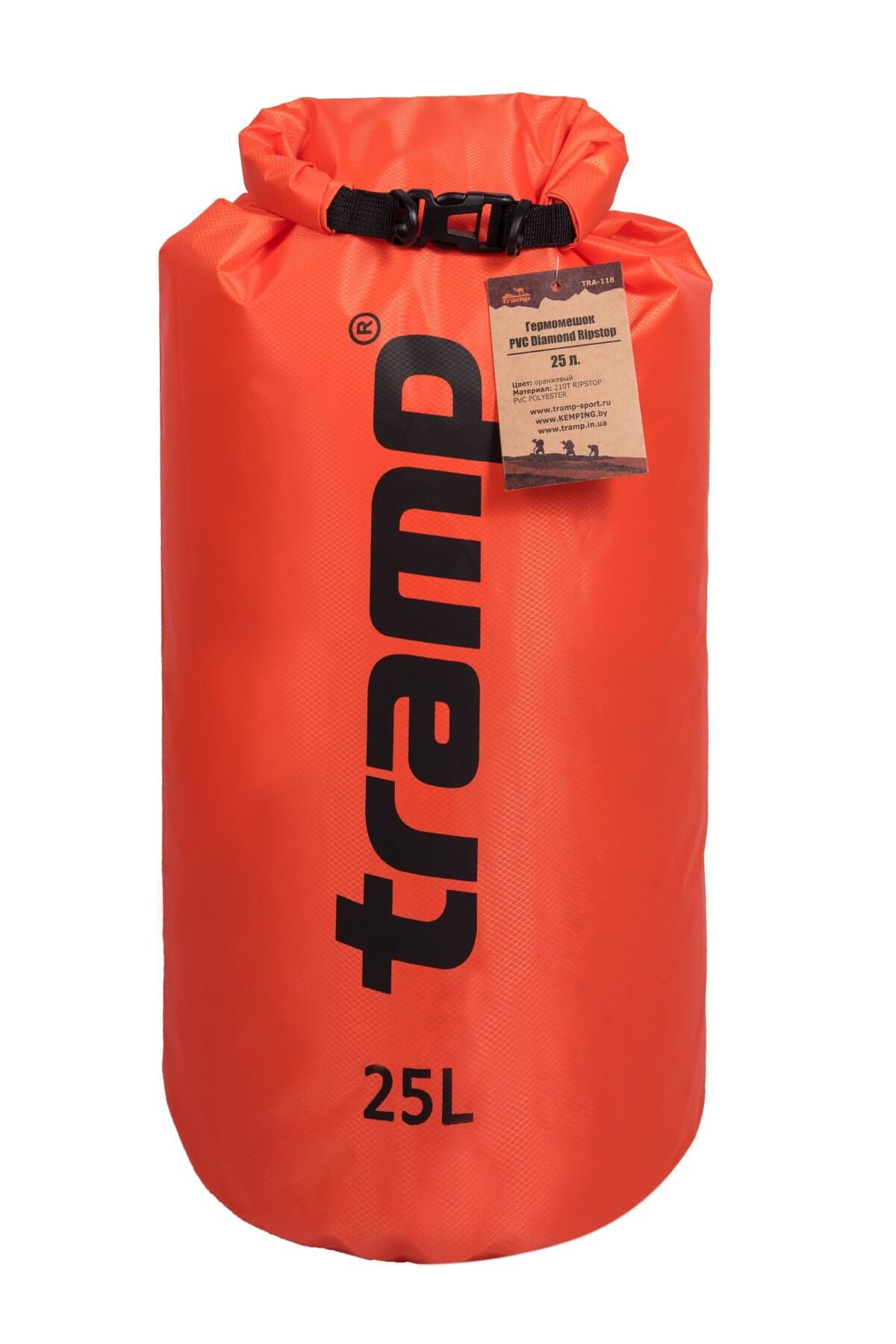 Гермомешок Tramp PVC Diamond Rip-Stop 25 Помаранчевий