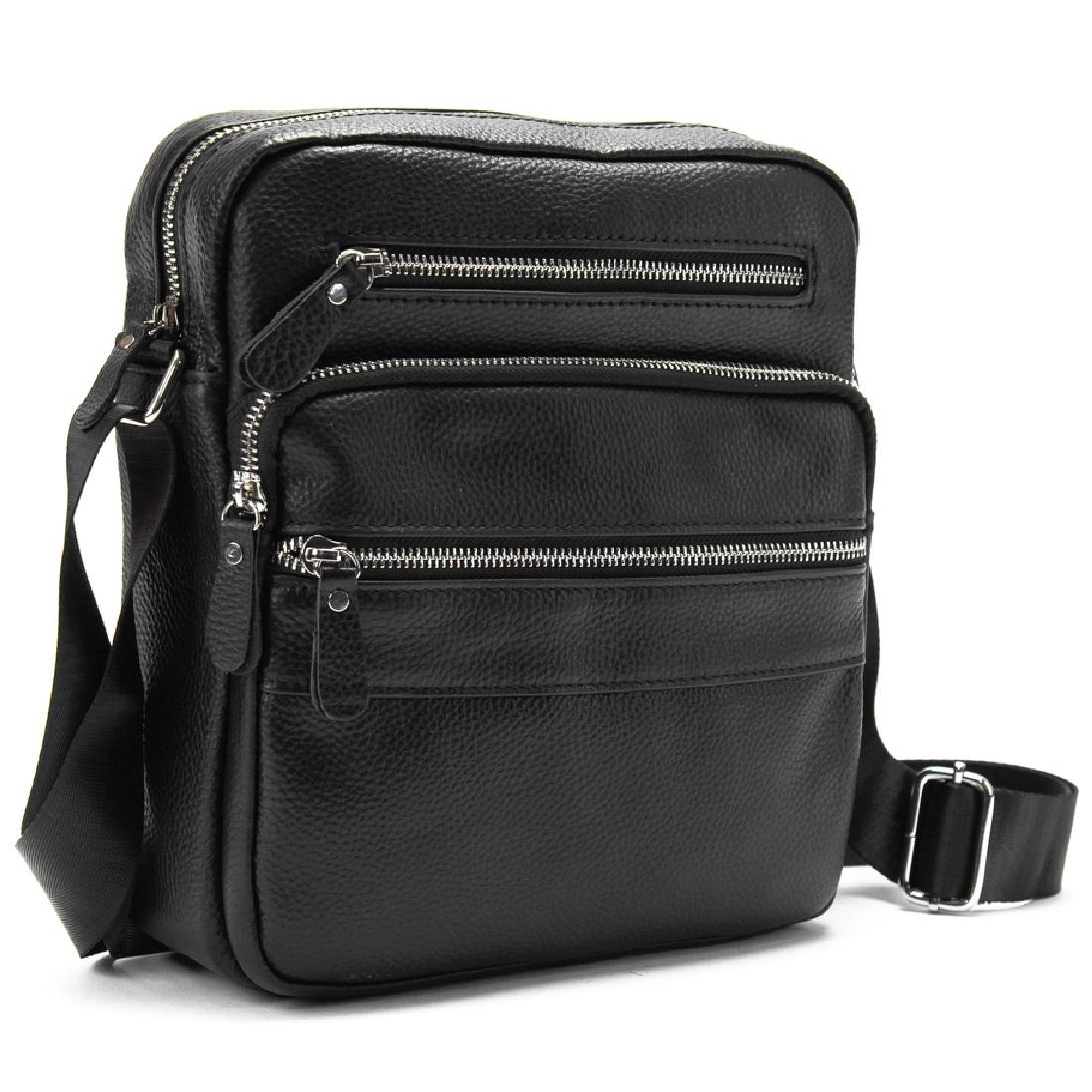 Мужская кожаная сумка через плечо Tiding Bag M56-9981A