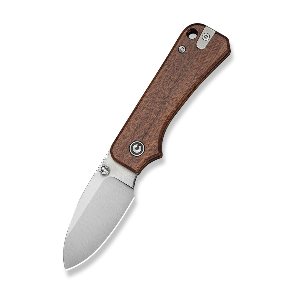 Ніж складаний кишеньковий Civivi Baby Banter Slip Joint (6 см) Nitro-V / Wood натуральний
