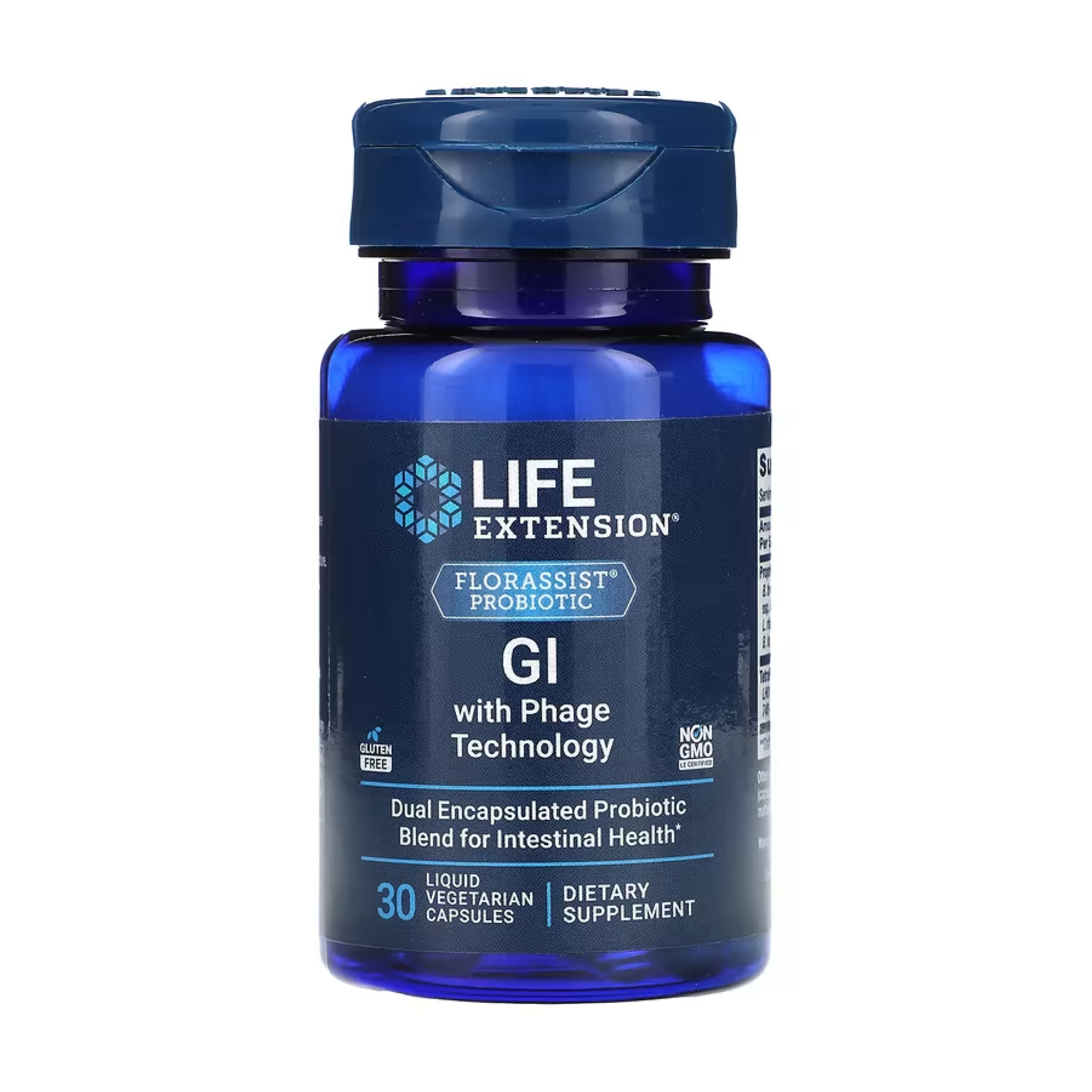 LE FLORASSIST® GI with Phage Technology - 30 vcaps (Пошкоджена банка) — фото 1