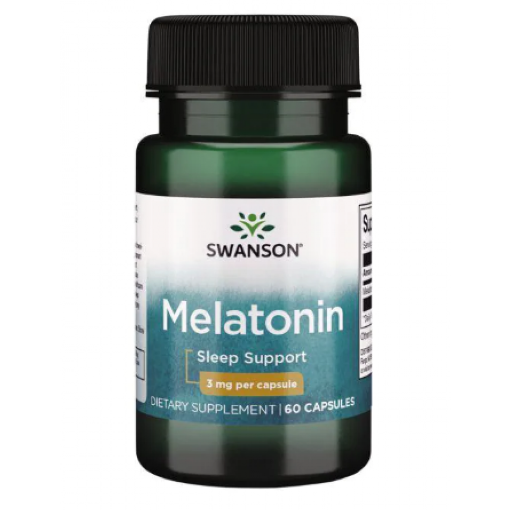 Melatonin 3 mg - 60 caps (Затерта дата) — фото 1
