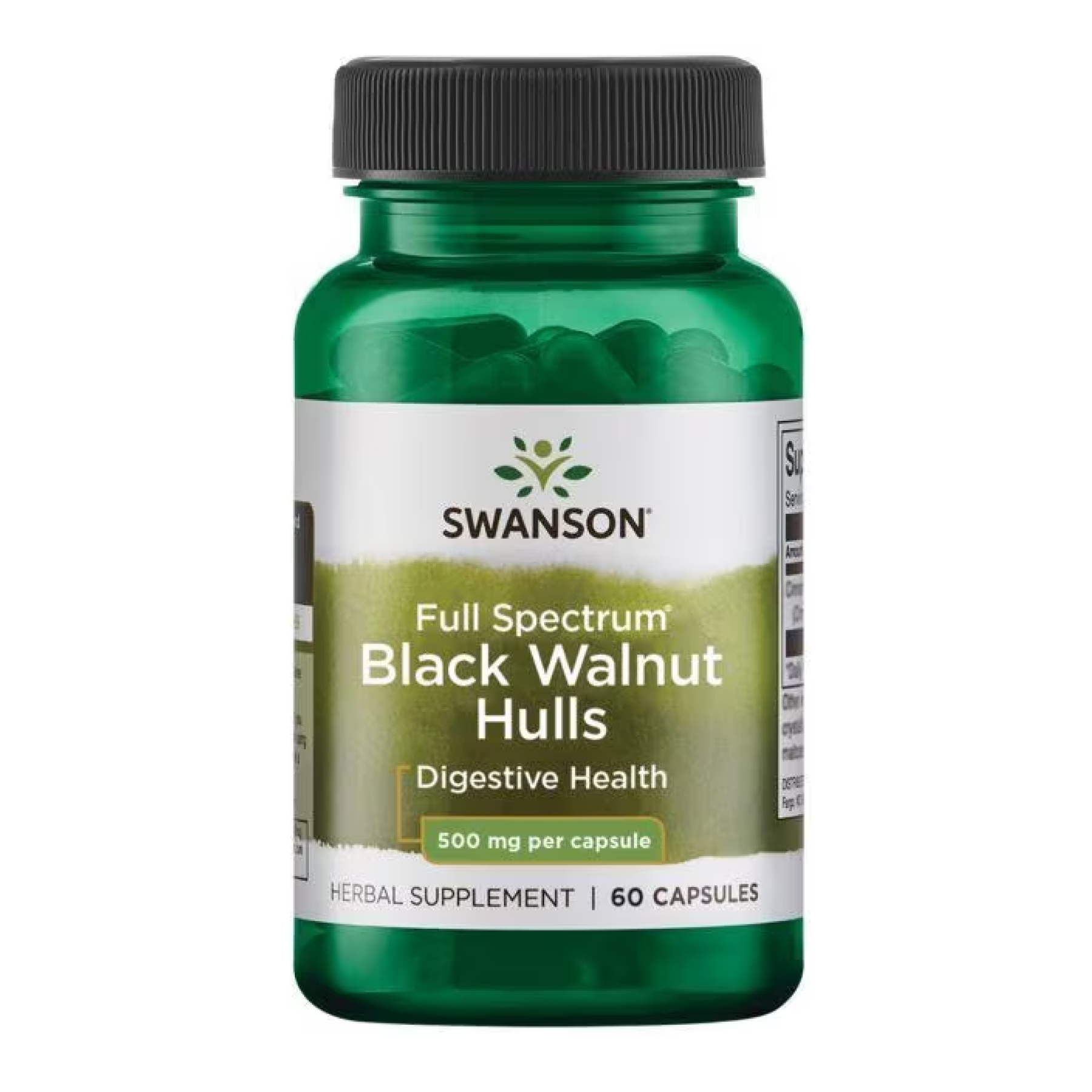 Black Walnut Hulls 500mg - 60caps — фото 1