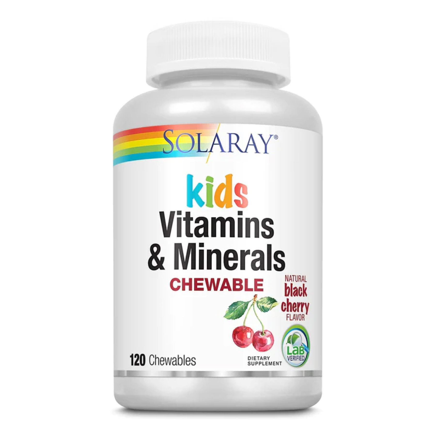Kids Vitamins & Minerals - 120 chewables Black Cherry (Пошкоджена пломба) — фото 1
