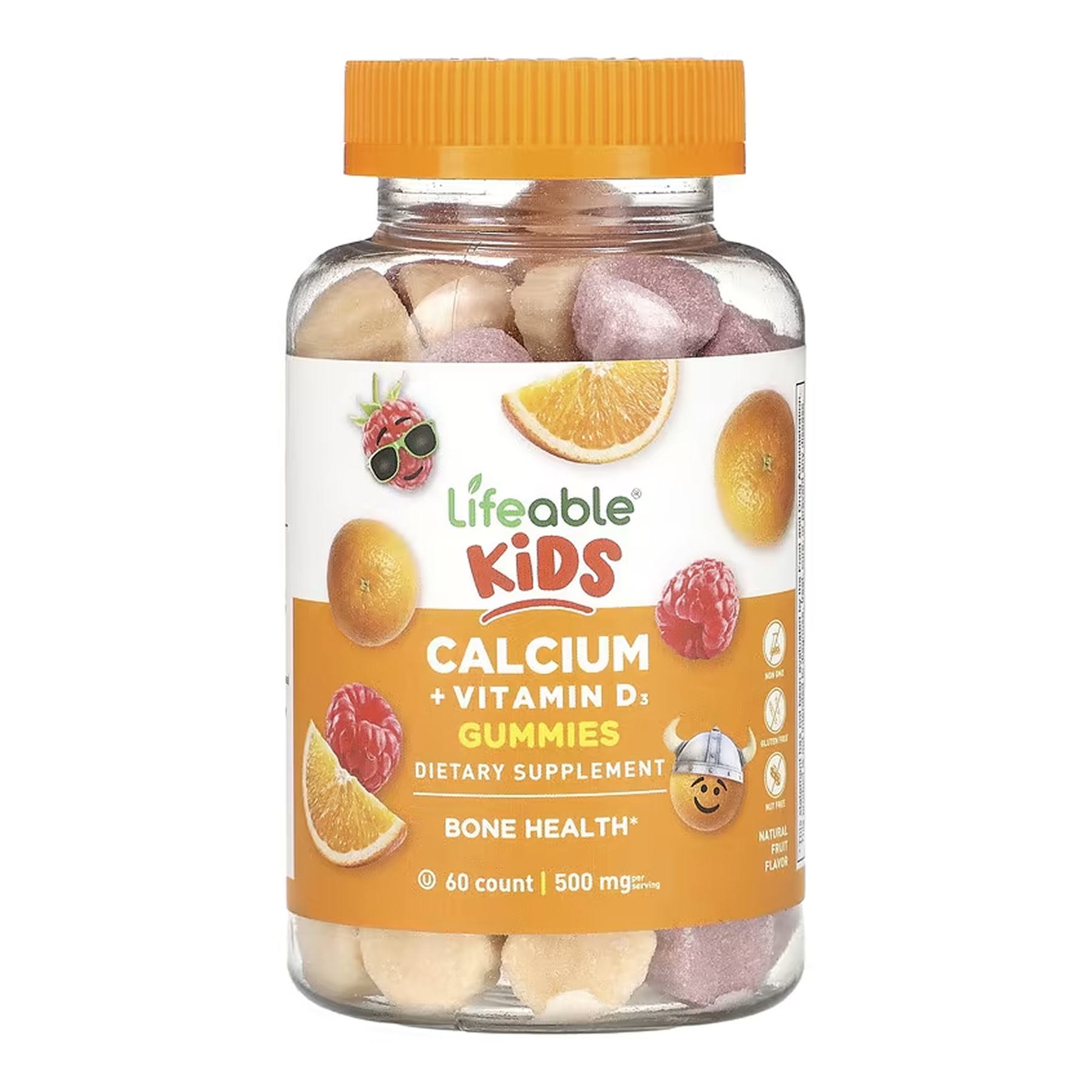 Calcium + Vitamin D Kids - 60 gummies (Повреждена крышка) — фото 1