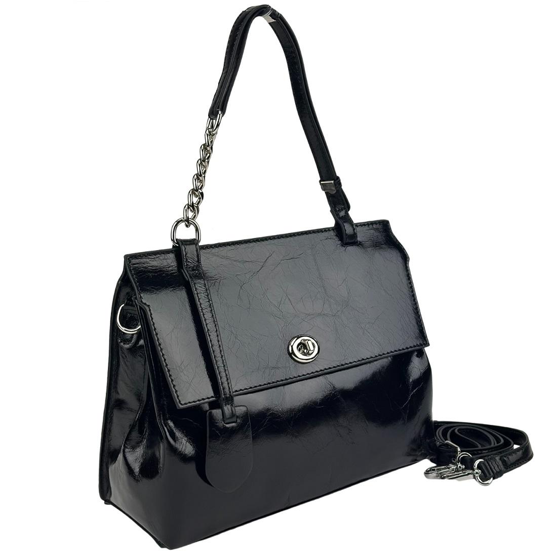 Женская классическая кожаная сумка Olivia Leather A25F-W-6012A