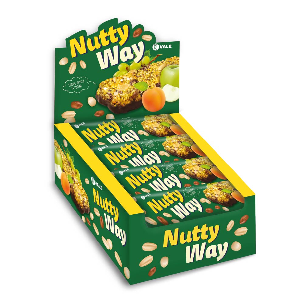 Nutty Way - 20x40g (частково глазурований) — фото 1
