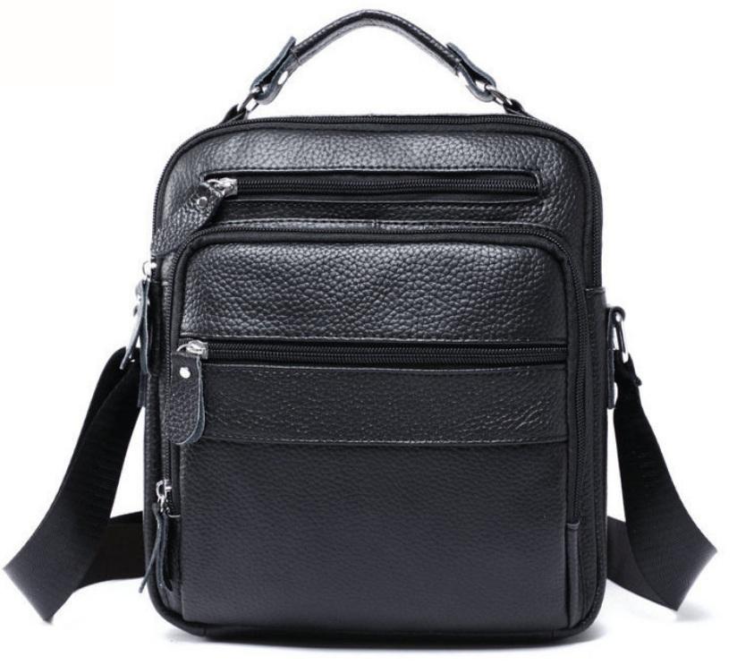 Сумка-барсетка чоловіча шкіряна через плече Tiding Bag M38-5112A