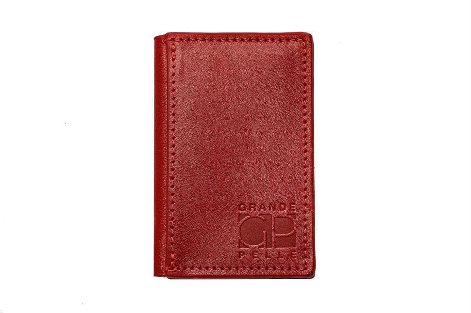 CardCase cartolina, глянец, красный Grande Pelle 303660
