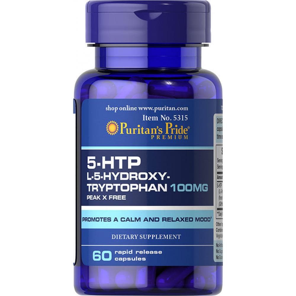 5-HTP, 100 мг, 60 капсул