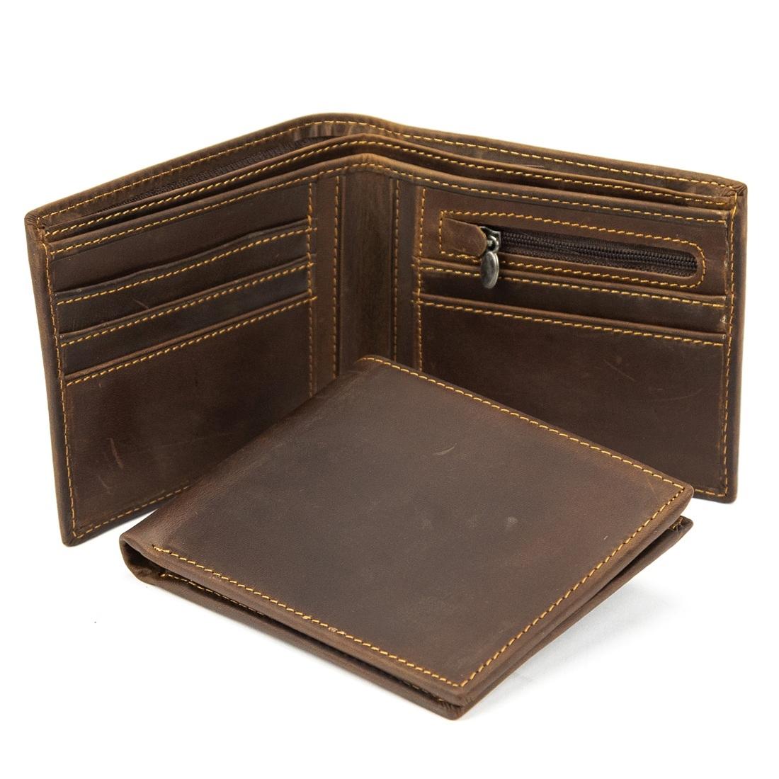 Портмоне вінтажне шкіряне Tiding Bag M39-8062R
