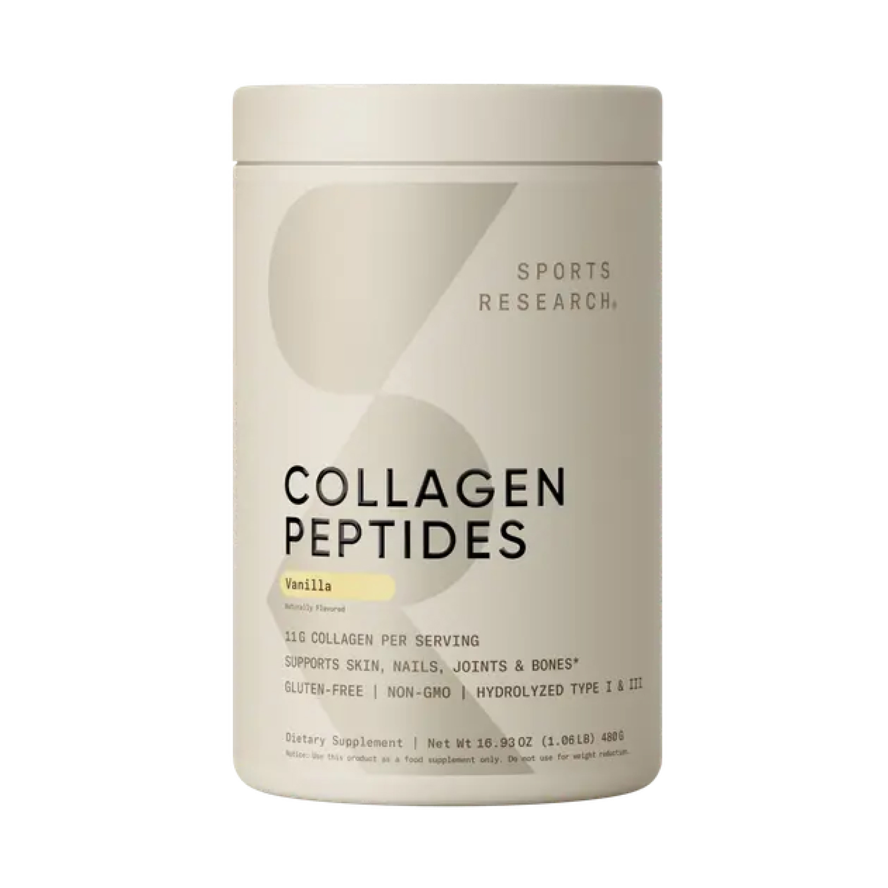Collagen Peptides - 480g Vanilla Bean (Без етикетки)